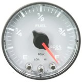 Autometer Spek-Pro Gauge Fuel Level 2 1/16in 0-270 Programmable Wht/Blk thumbnail 5