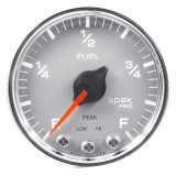 Autometer Spek-Pro Gauge Fuel Level 2 1/16in 0-270 Programmable Slvr/Chrm thumbnail 4