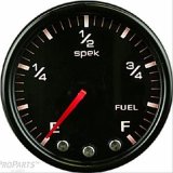 Autometer Spek-Pro Gauge Fuel Level 2 1/16in 0-270 Programmable Blk/Smoke/Blk thumbnail 1