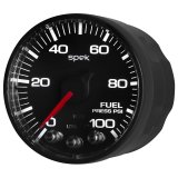 Autometer Spek-Pro Gauge Fuel Press 2 1/16in 100psi Stepper Motor W/Peak & Warn Blk/Blk thumbnail 3