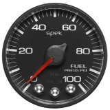 Autometer Spek-Pro Gauge Fuel Press 2 1/16in 100psi Stepper Motor W/Peak & Warn Blk/Blk thumbnail 4