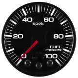 Autometer Spek-Pro Gauge Fuel Press 2 1/16in 100psi Stepper Motor W/Peak & Warn Blk/Blk thumbnail 5