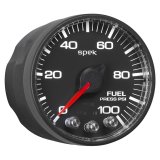 Autometer Spek-Pro Gauge Fuel Press 2 1/16in 100psi Stepper Motor W/Peak & Warn Blk/Blk thumbnail 7