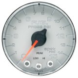 Autometer Spek-Pro Gauge Fuel Press 2 1/16in 15psi Stepper Motor W/Peak & Warn Slvr/Chrm thumbnail 4