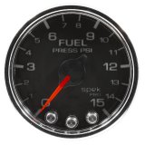 Autometer Spek-Pro Gauge Fuel Press 2 1/16in 15psi Stepper Motor W/Peak & Warn Blk/Chrm thumbnail 6
