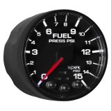Autometer Spek-Pro Gauge Fuel Press 2 1/16in 15psi Stepper Motor W/Peak & Warn Blk/Blk thumbnail 7