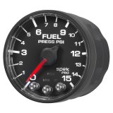 Autometer Spek-Pro Gauge Fuel Press 2 1/16in 15psi Stepper Motor W/Peak & Warn Blk/Blk thumbnail 8