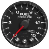 Autometer Spek-Pro Gauge Fuel Press 2 1/16in 15psi Stepper Motor W/Peak & Warn Blk/Blk thumbnail 9
