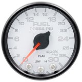 Autometer Spek-Pro Gauge Fuel Press 2 1/16in 30psi Stepper Motor W/Peak & Warn Wht/Blk thumbnail 3