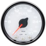 Autometer Spek-Pro Gauge Fuel Press 2 1/16in 30psi Stepper Motor W/Peak & Warn Wht/Blk thumbnail 4