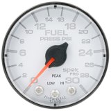 Autometer Spek-Pro Gauge Fuel Press 2 1/16in 30psi Stepper Motor W/Peak & Warn Wht/Blk thumbnail 4