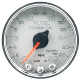 Autometer Spek-Pro Gauge Fuel Press 2 1/16in 30psi Stepper Motor W/Peak & Warn Slvr/Chrm thumbnail 3