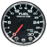 Autometer Spek-Pro Gauge Fuel Press 2 1/16in 30psi Stepper Motor W/Peak & Warn Blk/Chrm thumbnail 3