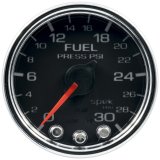 Autometer Spek-Pro Gauge Fuel Press 2 1/16in 30psi Stepper Motor W/Peak & Warn Blk/Chrm thumbnail 8