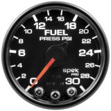 Autometer Spek-Pro Gauge Fuel Press 2 1/16in 30psi Stepper Motor W/Peak & Warn Blk/Blk thumbnail 4