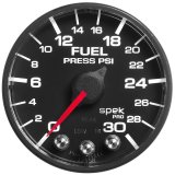 Autometer Spek-Pro Gauge Fuel Press 2 1/16in 30psi Stepper Motor W/Peak & Warn Blk/Blk thumbnail 3