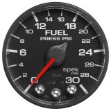 Autometer Spek-Pro Gauge Fuel Press 2 1/16in 30psi Stepper Motor W/Peak & Warn Blk/Blk thumbnail 4