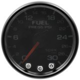 Autometer Spek-Pro Gauge Fuel Press 2 1/16in 30psi Stepper Motor W/Peak & Warn Blk/Smoke/Blk thumbnail 3