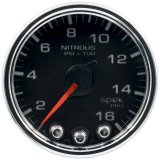 Autometer Spek-Pro Gauge Nitrous Press 2 1/16in 1600psi Stepper Motor W/Peak & Warn Blk/Chrm thumbnail 5