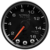 Autometer Spek-Pro Gauge Nitrous Press 2 1/16in 1600psi Stepper Motor W/Peak & Warn Blk/Blk thumbnail 4