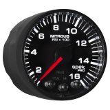 Autometer Spek-Pro Gauge Nitrous Press 2 1/16in 1600psi Stepper Motor W/Peak & Warn Blk/Blk thumbnail 4