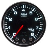 Autometer Spek-Pro Gauge Nitrous Press 2 1/16in 1600psi Stepper Motor W/Peak & Warn Blk/Smoke/Blk thumbnail 8