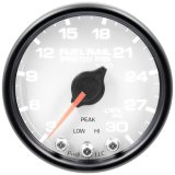 Autometer Spek-Pro Gauge Rail Press 2 1/16in 30Kpsi Stepper Motor W/Peak & Warn Wht/Blk thumbnail 3