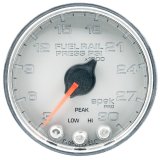 Autometer Spek-Pro Gauge Rail Press 2 1/16in 30Kpsi Stepper Motor W/Peak & Warn Slvr/Chrm thumbnail 2