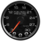 Autometer Spek-Pro Gauge Rail Press 2 1/16in 30Kpsi Stepper Motor W/Peak & Warn Blk/Blk thumbnail 3