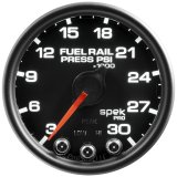 Autometer Spek-Pro Gauge Rail Press 2 1/16in 30Kpsi Stepper Motor W/Peak & Warn Blk/Blk thumbnail 4