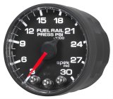 Autometer Spek-Pro Gauge Rail Press 2 1/16in 30Kpsi Stepper Motor W/Peak & Warn Blk/Blk thumbnail 1
