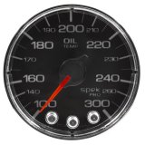 Autometer Spek-Pro Gauge Oil Temp 2 1/16in 300f Stepper Motor W/Peak & Warn Blk/Chrm thumbnail 5