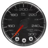 Autometer Spek-Pro Gauge Oil Temp 2 1/16in 300f Stepper Motor W/Peak & Warn Blk/Chrm thumbnail 6