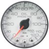 Autometer Spek-Pro Gauge Oil Press 2 1/16in 120psi Stepper Motor W/Peak & Warn Wht/Blk thumbnail 9