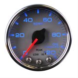 Autometer Spek-Pro Gauge Oil Press 2 1/16in 120psi Stepper Motor W/Peak & Warn Slvr/Chrm thumbnail 1