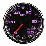 Autometer Spek-Pro Gauge Oil Press 2 1/16in 120psi Stepper Motor W/Peak & Warn Blk/Chrm thumbnail 1