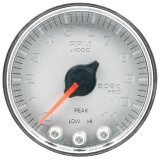 Autometer Spek-Pro Gauge Tach 2 1/16in 11K Rpm W/ Shift Light & Peak Mem Slvr/Chrm thumbnail 3