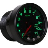 Autometer Spek-Pro Gauge Tach 2 1/16in 11K Rpm W/ Shift Light & Peak Mem Blk/Smoke/Blk thumbnail 4