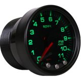 Autometer Spek-Pro Gauge Tach 2 1/16in 11K Rpm W/ Shift Light & Peak Mem Blk/Smoke/Blk thumbnail 5