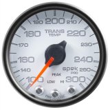 Autometer Spek-Pro Gauge Trans Temp 2 1/16in 300f Stepper Motor W/Peak & Warn Wht/Blk thumbnail 1
