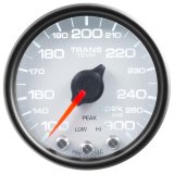 Autometer Spek-Pro Gauge Trans Temp 2 1/16in 300f Stepper Motor W/Peak & Warn Wht/Blk thumbnail 4