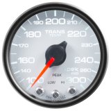 Autometer Spek-Pro Gauge Trans Temp 2 1/16in 300f Stepper Motor W/Peak & Warn Wht/Blk thumbnail 6