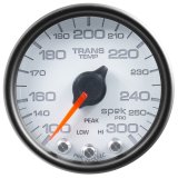 Autometer Spek-Pro Gauge Trans Temp 2 1/16in 300f Stepper Motor W/Peak & Warn Wht/Blk thumbnail 8