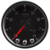 Autometer Spek-Pro Gauge Trans Temp 2 1/16in 300f Stepper Motor W/Peak & Warn Blk/Chrm thumbnail 8