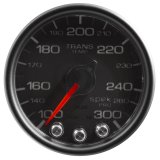 Autometer Spek-Pro Gauge Trans Temp 2 1/16in 300f Stepper Motor W/Peak & Warn Blk/Blk thumbnail 7