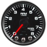 Autometer Spek-Pro Gauge Trans Temp 2 1/16in 300f Stepper Motor W/Peak & Warn Blk/Blk thumbnail 8