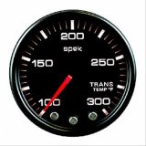 Autometer Spek-Pro Gauge Trans Temp 2 1/16in 300f Stepper Motor W/Peak & Warn Blk/Smoke/Blk thumbnail 1