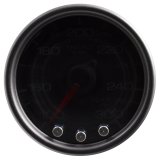 Autometer Spek-Pro Gauge Trans Temp 2 1/16in 300f Stepper Motor W/Peak & Warn Blk/Smoke/Blk thumbnail 5
