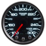 Autometer Spek-Pro Gauge Trans Temp 2 1/16in 300f Stepper Motor W/Peak & Warn Blk/Smoke/Blk thumbnail 7