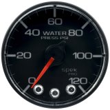 Autometer Spek-Pro Gauge Water Press 2 1/16in 120psi Stepper Motor W/Peak & Warn Blk/Blk thumbnail 7
